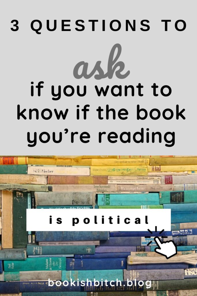 Pin: Is reading political?